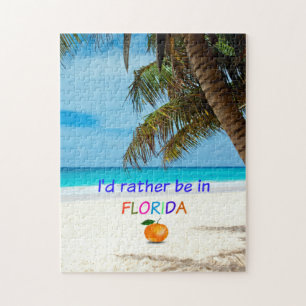 I'd Rather be in Florida Jigsaw Puzzle