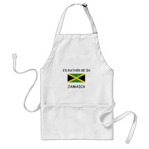 I'd rather be in Jamaica Standard Apron