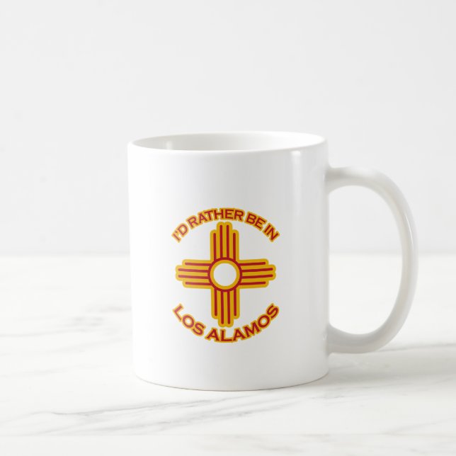 I'd Rather Be In Los Alamos Coffee Mug (Right)