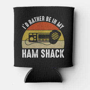 I'd Rather Be In My Ham Shack Can Cooler