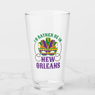 I'd Rather Be in New Orleans Glass