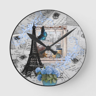 I'd Rather Be In Paris Wall Clock