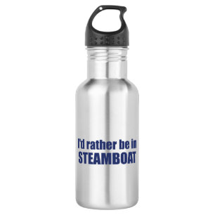I'd Rather Be In Steamboat Springs Colorado 532 Ml Water Bottle