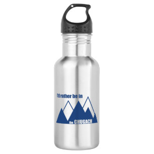 I'd Rather Be In The Chugach Mountain 532 Ml Water Bottle
