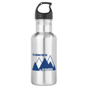 I'd Rather Be In The Wasatch Mountains 532 Ml Water Bottle