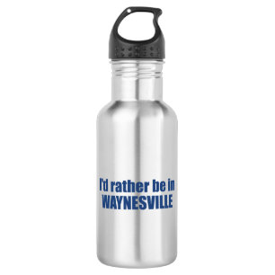I'd Rather Be In Waynesville North Carolina 532 Ml Water Bottle