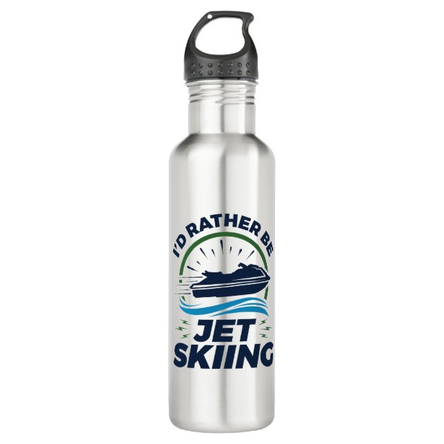 I'd Rather Be Jet Skiing 710 Ml Water Bottle (Front)