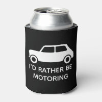I'd rather be Motoring Mini Car Black