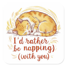 I'd Rather Be Napping With You - Golden Cat