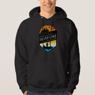 I'd Rather Be On Silver Lake Wisconsin Fishing Hoodie