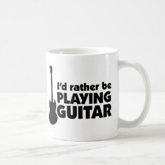 I'D Rather Be Playing Guitar Mug