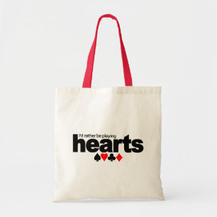 I'd Rather Be Playing Hearts bag - choose style
