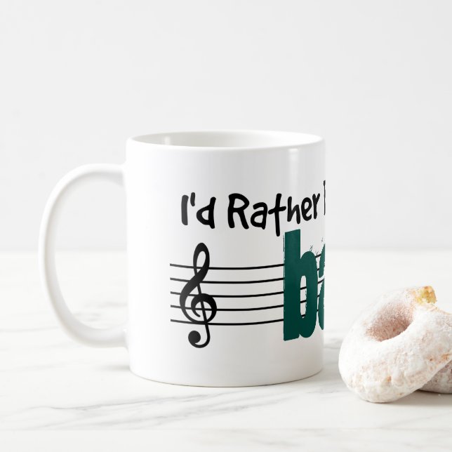 I'd Rather Be Playing My Banjo Coffee Mug (With Donut)