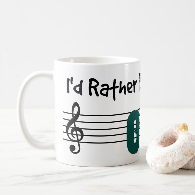 I'd Rather Be Playing My Oud Coffee Mug (With Donut)