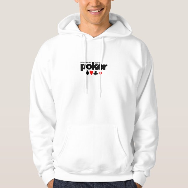 I'd Rather Be Playing Poker shirt - choose style (Front)