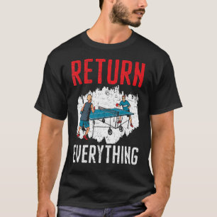 I'd Rather Be Playing Table Tennis Player Ping Pon T-Shirt