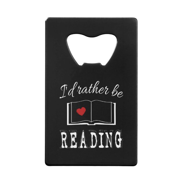 I'd rather be reading (Front)