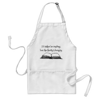 I'd rather be reading apron