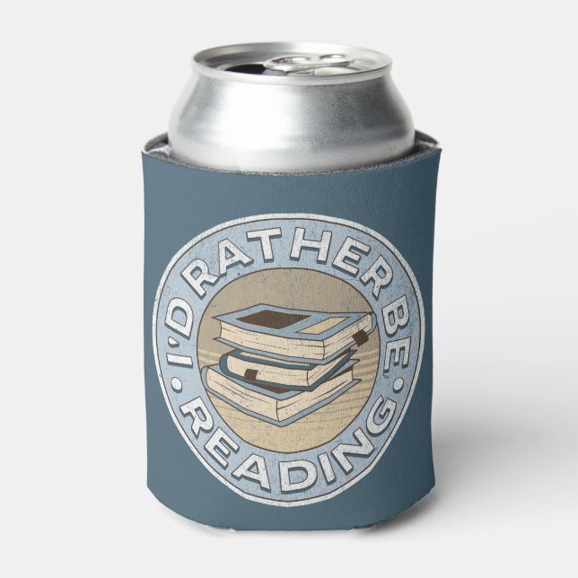 I'd rather be reading can cooler (Can Front)