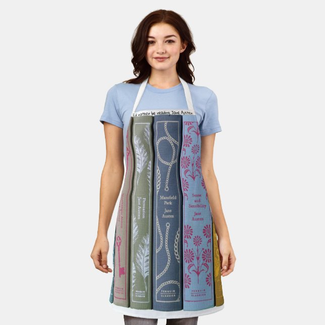 i'd rather be reading Jane Austen Apron (Worn)