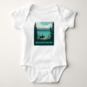 I'd Rather Be Riding Baby Bodysuit
