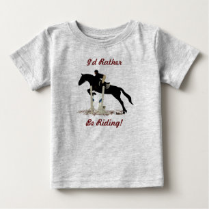 I'd Rather Be Riding! Equestrian Toddler Shirt