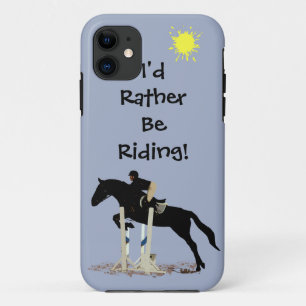 I'd Rather Be Riding! Horse iPhone 11 Case