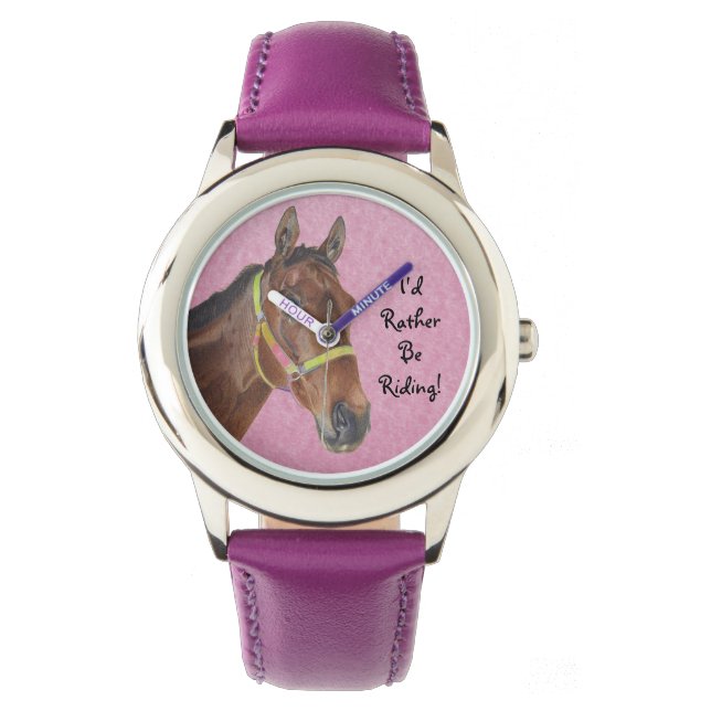 I'd Rather Be Riding! Horse Watch (Front)