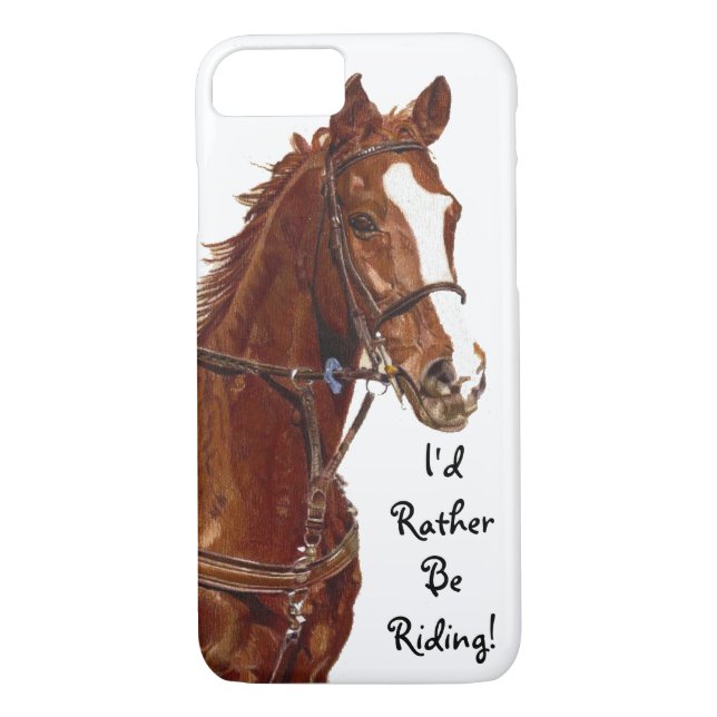 I'd Rather Be Riding iPhone 7 case (Back)
