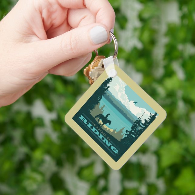 I'd Rather Be Riding Key Ring (Hand)