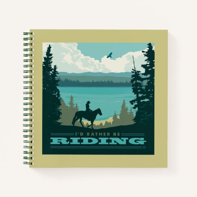 I'd Rather Be Riding Notebook (Front)