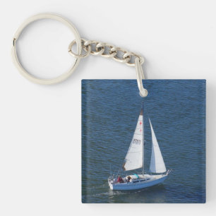 I'd Rather Be Sailing! Key Ring