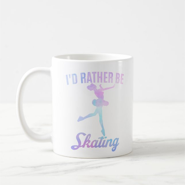 I'd Rather Be Skating      Coffee Mug (Left)