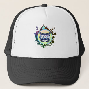 Id Rather Be Skiing - Cat Ski Glasses Trucker Hat
