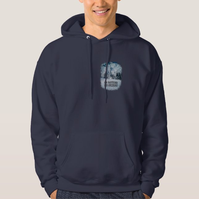 I'd Rather Be Skiing - Gift for Skier Hoodie (Front)