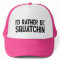 I'd Rather Be Squatchin Trucker Hat