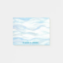 "I'd Rather Be Swimming" sticky notes