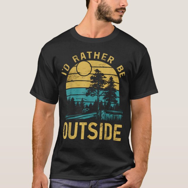 Id Rather Be T-Shirt (Front)