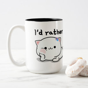 I'd rather be watching a K-드라마 ( K-Drama) with you Two-Tone Coffee Mug