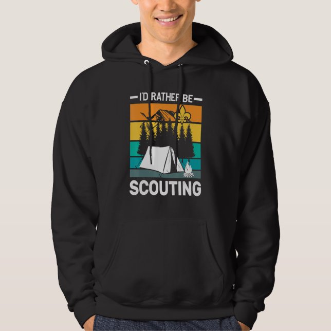 Id Rather Scouting Scouting Hoodie (Front)