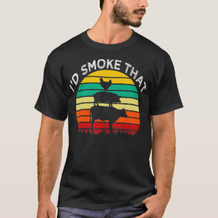 id smoke thafunny BBQ apron Retro Barbeque T-Shirt