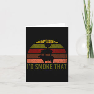 Id Smoke That Barbecue 2  Card