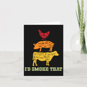 Id Smoke That - Barbecue - Bbq Card
