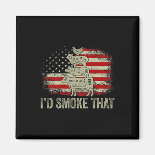 Id Smoke That Grillers Chef Pitmaster Outdoor Camp Magnet