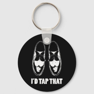 I'd Tap That Dance Shoes  Key Ring