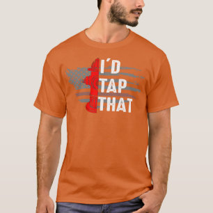 Id Tap That Fire Hydrant Funny Firefighter Adult H T-Shirt