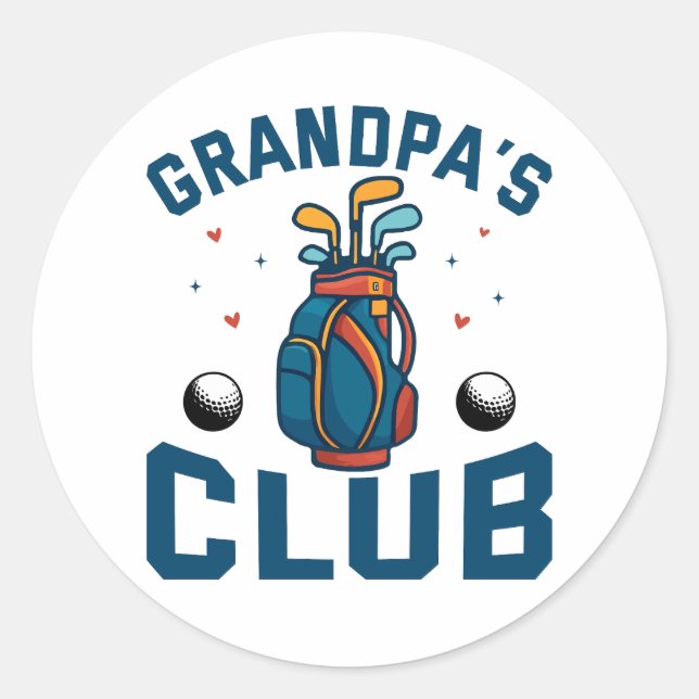 Id Tap That Golf Classic Round Sticker (Front)