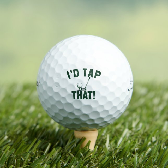 I'd Trap That Funny Golfing Sarcastic Sayings Golf Golf Balls (Insitu Tee)