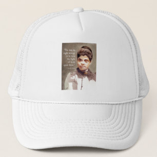 Ida B Wells And "Right & Wrong" Quote Trucker Hat