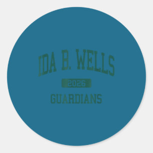 Ida b. wells high school class of 2026 portland or classic round sticker